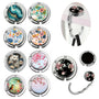 Multi Pattern Zinc Alloy Handbag Hanger Folding Hook Holder