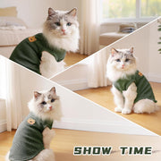 Waffle Knit Cat T Shirt, Puppy Shirt for Sphynx Cats, Pet Clothes
