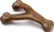 Wishbone Durable Dog Chew Toy for Aggressive Chewers, Real Bacon, Made in USA, Medium