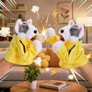 Funny with Sound Boxing Dog Doll Battle Kids Gifts Husky Vocal Hand Puppet Plush Interactive Toy