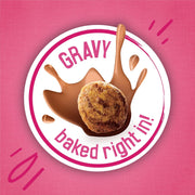 Purina  Gravy Swirlers with Flavors of Chicken, Salmon and Gravy Dry Cat Food - 3.15 Lb. Bag