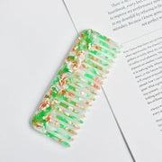 Wide Teeth Acetate Hair Combs Anti-Static Massage Hair Brush Hairdressing Colorful Hairdress Salon Styling Traveling Accessories