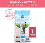 High Protein Natural Kitten Dry Cat Food, 7 Lb Bag