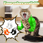 Cat Toys Muscle Arms, Funny Printed Cat'S Neck Arm with Muscle, Cats Costume Accessory for Pet Dress-Up, Cosplay, Christmas Parties & Photos (Green)