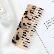 Korean Fashion Design Hair Comb Wide Teeth Acetate Hairdressing Comb Anti-Static Massage Hairbrush Colorful Hair Styling Tools