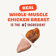 Chicken Jerky Dog Treats, Made with 100% Real Chicken Breast, 16 Ounces, Healthy, Easily Digestible, Long-Lasting, High Protein, Satisfies Dog'S Urge to Chew