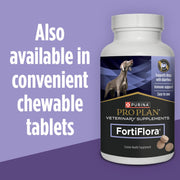 Purina Pro Plan Veterinary Supplements Fortiflora Probiotic Powder for Dogs, Daily Support for Digestive and Immune Health and Occasional Diarrhea