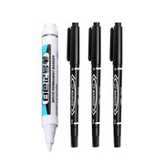 1/4Pcs White Permanent Paint Pen Set for Wood Rock Plastic Leather Glass Stone Metal Canvas Ceramic Deep Hole Marker 0.7Mm
