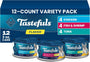 Tastefuls Variety Pack Wet Cat Food, 3 Oz, 12 Ct