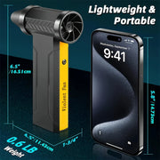 800000 RPM Brushless 10000Mah Motor Electric Air Blower High-Speed Turbo Violent Fan Rechargeable Powerful Dust Blower