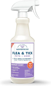 Flea Tick & Mosquito Spray for Pets & Home - Rosemary 16 Fl Oz