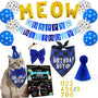 Cat Kitten Birthday Bandanas Cat Birthdays Party Supplies Pa