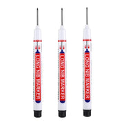 1/4Pcs White Permanent Paint Pen Set for Wood Rock Plastic Leather Glass Stone Metal Canvas Ceramic Deep Hole Marker 0.7Mm