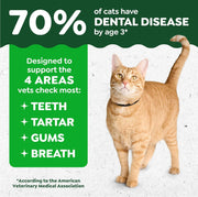 Feline Natural Crunchy Dental Cat Treats, Salmon Flavor, 9.75 Oz