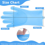 Pet Grooming Gloves—Dog Washing Gloves with High-Density Teeth