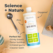 Premium Pet Dental Care Solution Pet Water Additive: Best Way to Eliminate Bad Dog Breath and Cat Bad Breath - Fights Tartar & Plaque - so Easy, Just Add to Water! Vet Recommended 16 Oz.