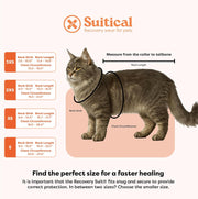 Recovery Suit for Cats | Spay and Neutering Cat Surgery Recovery Suit for Male or Female | Soft Fabric for Skin Conditions | 2XS | Neck to Tail 13.0” - 16.5” | Black Camouflage
