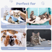 Cat Recovery Suit,Cat Onesie for Female Male Cats Purple M