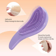 1Pcs Magic Detangling Hairbrush Soft Wheat Straw Scalp Massage Comb Anti-Static Gentle Grooming Brush Salon Hair Styling Brush