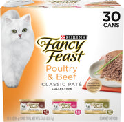 Purina  Classic Pate Wet Cat Food, 3 Oz Cans, 30-Pack