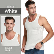 2026 New Men'S Summer Lightweight Cotton Tight Vest Sports Casual Family Pajamas Outdoor Tight Top Breathable Quick Drying Vest