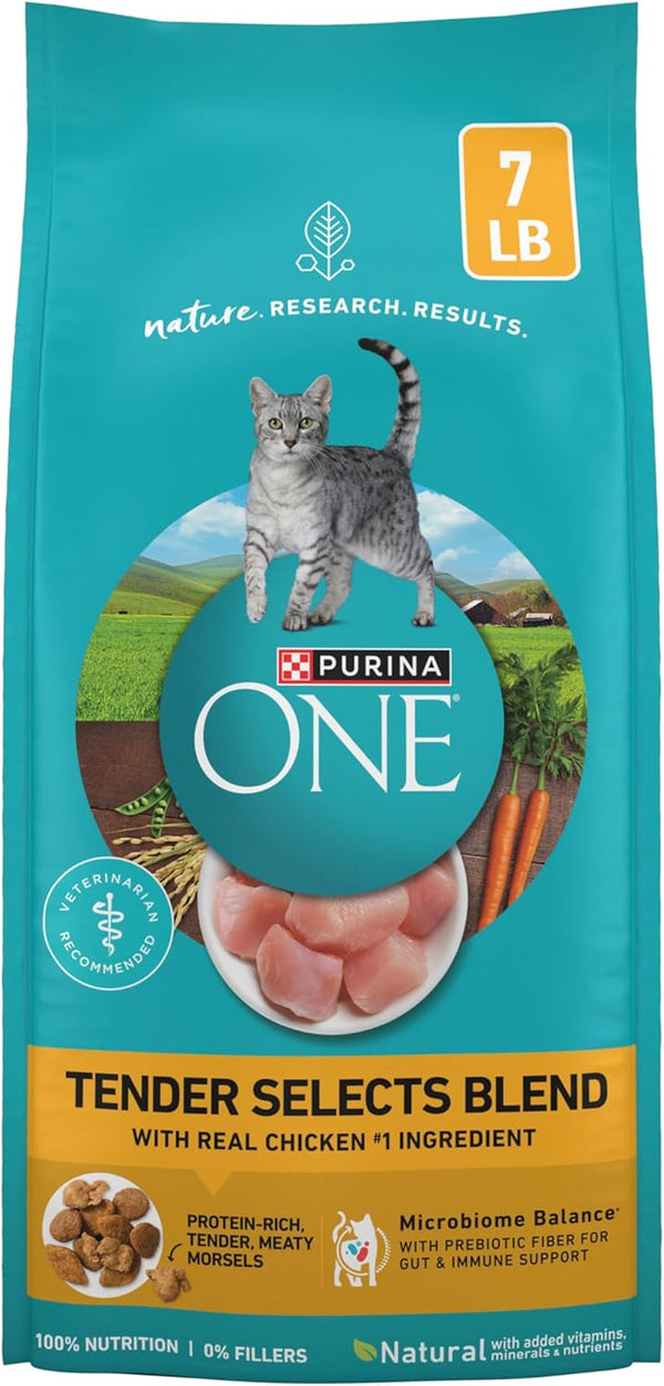 Tender Selects Dry Cat Food, Chicken, 7 Lb Bag