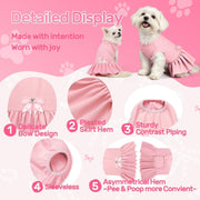 Dog Dress Sleeveless Cat Dresses Clothes for Small Dogs Girl