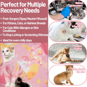 Cat Onesie after Surgery, Sticky Hair Cat Clothes for Cats Only
