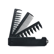 Mulitfunctional Folding Hair Comb Wide Tooth Oil Head Styling Beard Comb Hair Clipper Combs 1/2/3 In1 Portable Hairdressing Comb
