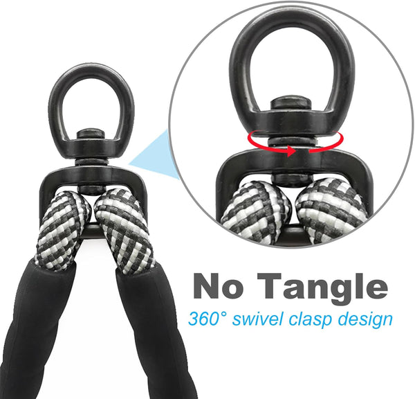 Double Dog Leash Coupler Heavy Duty Extension Rope for Two Large Dog