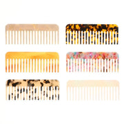 Wide Teeth Acetate Hair Combs Anti-Static Massage Hair Brush Hairdressing Colorful Hairdress Salon Styling Traveling Accessories