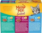 Seafood Favorites, Wet Food Variety Pack, 12 Cups