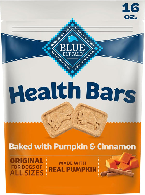 Health Bars Pumpkin & Cinnamon Dog Biscuits, 16 Oz