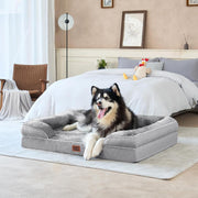 Orthopedic Extra Large Dog Bed, Waterproof Washable XL Pet Bed 44"