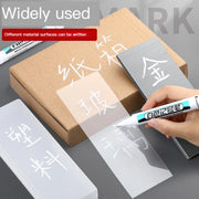1/4Pcs White Permanent Paint Pen Set for Wood Rock Plastic Leather Glass Stone Metal Canvas Ceramic Deep Hole Marker 0.7Mm