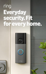 Battery Doorbell 2K (Newest Model) Retinal 2K with Wide-Angle Video, up to 6X Enhanced Zoom, Two-Way Talk, and Built-In Battery, Speckled Gray