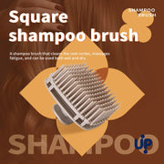 1Pcs Silicone Shampoo Brush Head Scalp Massage Comb Hair Washing Comb Body Massage Shower Brush Salon Hairdressing Tool
