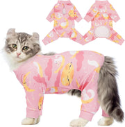 Cat Onesie after Surgery, Sticky Hair Cat Clothes for Cats Only