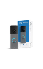 Battery Doorbell 2K (Newest Model) Retinal 2K with Wide-Angle Video, up to 6X Enhanced Zoom, Two-Way Talk, and Built-In Battery, Speckled Gray